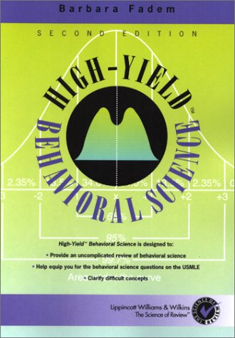 Imagen de archivo de High-yield Behavioral Science (High-Yield Series) a la venta por WorldofBooks