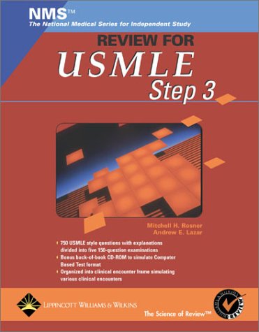 Imagen de archivo de NMS Review for the USMLE Step 3 (Book with CD-ROM) a la venta por HPB-Red