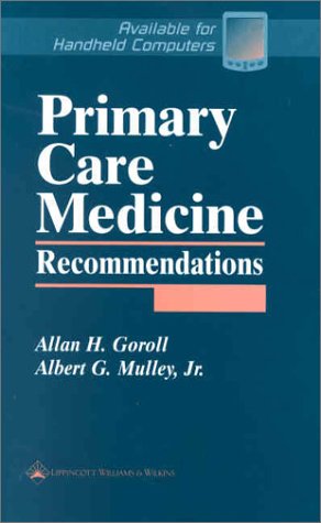 Stock image for Primary Care Medicine Recommendations for sale by Wonder Book