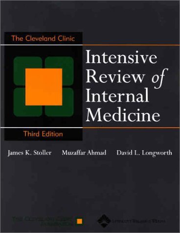 Beispielbild fr The Cleveland Clinic Intensive Review of Internal Medicine zum Verkauf von Better World Books