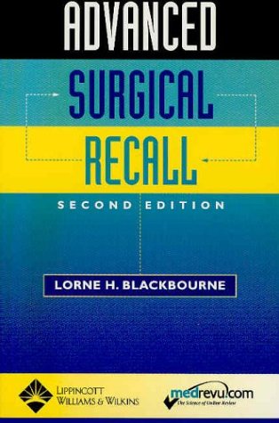 Imagen de archivo de Advanced Surgical Recall a la venta por ThriftBooks-Dallas