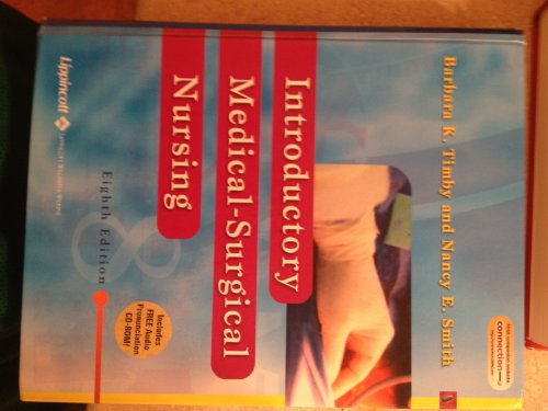 Beispielbild fr Introductory Medical-Surgical Nursing zum Verkauf von Wonder Book