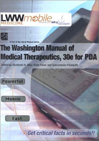 The Washington Manual Of Medical Therapeutics, 30e For Pda