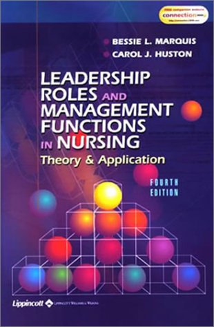 9780781737944: Leadership Roles and Management Functions: Theory and Application
