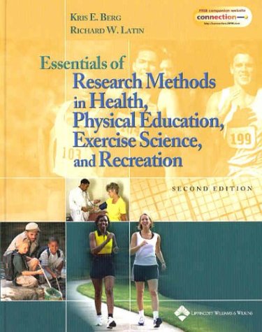 9780781738026: Essentials of Research Methods in Health, Physical Education, Exercise Science, and Recreation