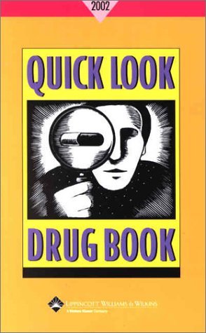 Stock image for Quick Look Drug Book 2002 for sale by dsmbooks