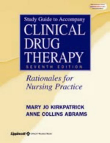 Beispielbild fr Study Guide to Accompany Clinical Drug Therapy zum Verkauf von Wonder Book