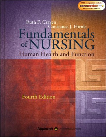 Fundamentals of Nursing: Human Health and Function + Sauer: Procedure Checklists to Accompany Fundamentals of Nursing (9780781741705) by Ruth F. Craven; Constance J. Hirnle