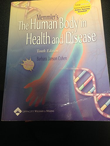 Imagen de archivo de Memmler's the Human Body in Health and Disease a la venta por Books Puddle