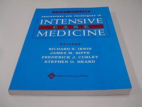 Imagen de archivo de Procedures and Techniques in Intensive Care Medicine a la venta por Ergodebooks