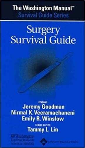Imagen de archivo de Washington Manual (R) Surgery Survival Guide a la venta por ThriftBooks-Dallas