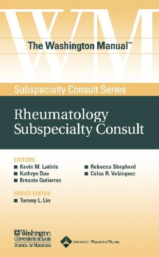Stock image for The Washington Manual Rheumatology Subspecialty Consult (Washington Manual Subspecialty Consult Series) for sale by Jenson Books Inc