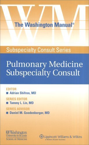 Imagen de archivo de The Washington Manual Pulmonary Medicine Subspecialty Consult a la venta por ThriftBooks-Atlanta