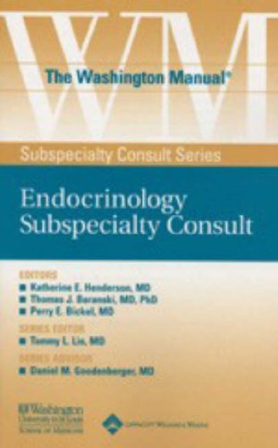 Stock image for The Washington Manual Endocrinology Subspecialty Consult (Washington Manual Subspecialty Consult Series) for sale by Wonder Book
