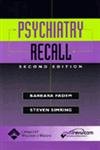 Imagen de archivo de Psychiatry Recall, 2nd Edition a la venta por Books of the Smoky Mountains