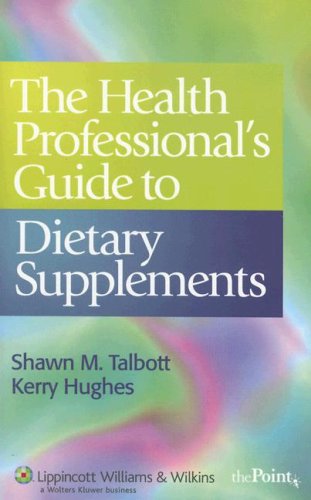 Imagen de archivo de The Health Professionals Guide to Dietary Supplements a la venta por Seattle Goodwill