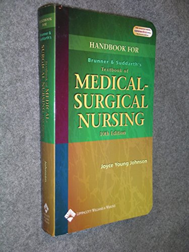 Imagen de archivo de Brunner and Suddarth's Textbook of Medical-Surgical Nursing a la venta por Better World Books