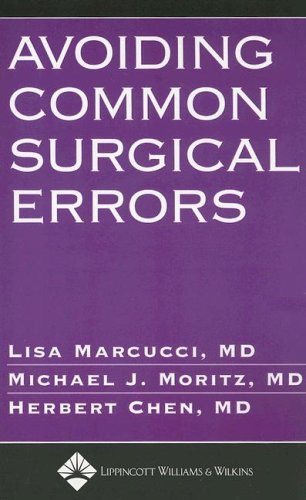 Beispielbild fr Avoiding Common Surgical Errors zum Verkauf von Front Cover Books