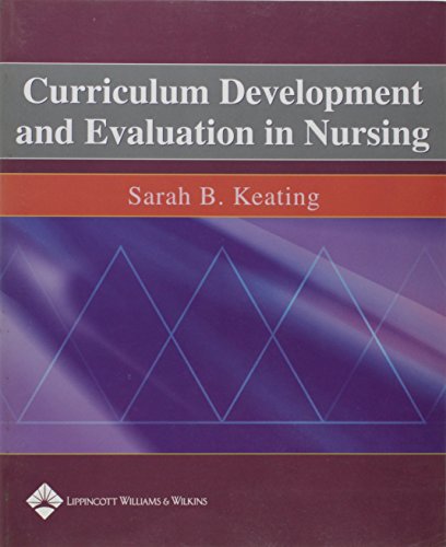 Imagen de archivo de Curriculum Development and Evaluation in Nursing a la venta por Wonder Book