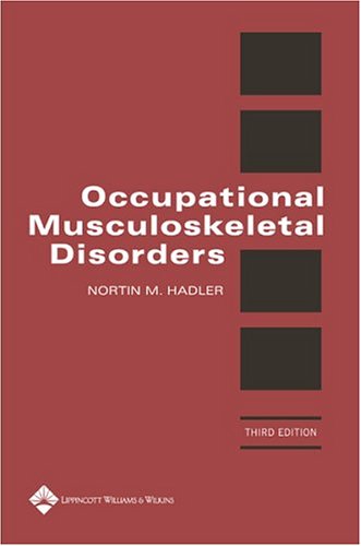 Stock image for OCCUPATIONAL MUSCULOSKELETAL DISORDER, 3E for sale by Urban Book Limited