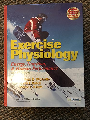 Imagen de archivo de Exercise Physiology: Energy, Nutrition, and Human Performance (Exercise Physiology ( MC Ardle)) a la venta por AwesomeBooks