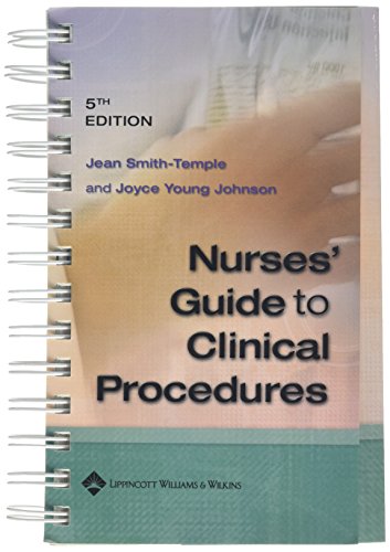 Beispielbild fr Nurses Guide To Clinical Procedures (Nurse Guide to Clinical Procedures) zum Verkauf von KuleliBooks