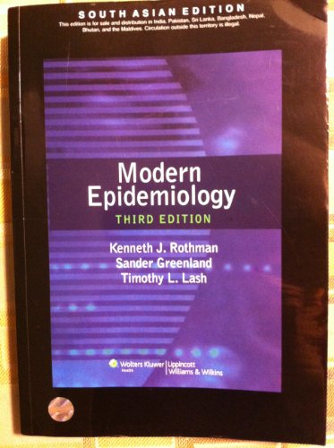 Modern Epidemiology - Rothman, Kenneth J.; Greenland, Sander Modern Epidemiology - Rothman, Kenneth J.; Greenland, Sander