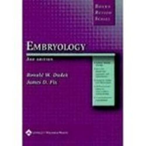 Beispielbild fr BRS Embryology (Board Review Series) zum Verkauf von Wonder Book