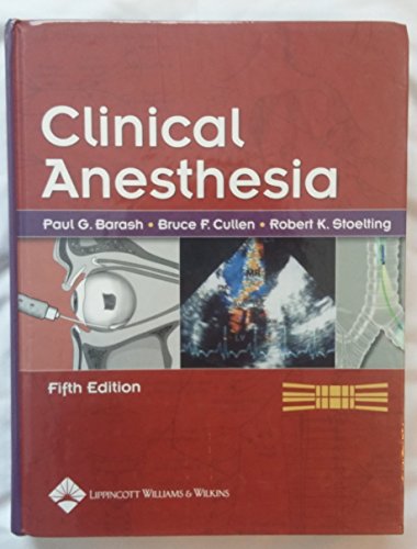 Stock image for Clinical Anesthesia (Clinical Anesthesia ( Barash)) for sale by BookHolders