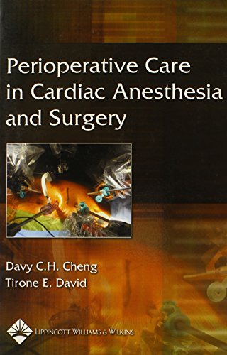 Beispielbild fr Perioperative Care in Cardiac Anesthesia and Surgery zum Verkauf von Better World Books Ltd