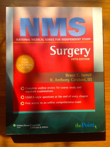 Stock image for NMS Surgery, 5th Edition (The National Medical Series for Independent Study) for sale by HPB-Red