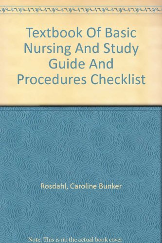 9780781761048: Textbook Of Basic Nursing And Study Guide And Procedures Checklist