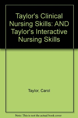 Clinical Nursing Skills And Taylor's Nursing Skills: (interactive Webct Cd-rom For Windows) (9780781761277) by Evans-Smith, Pamela