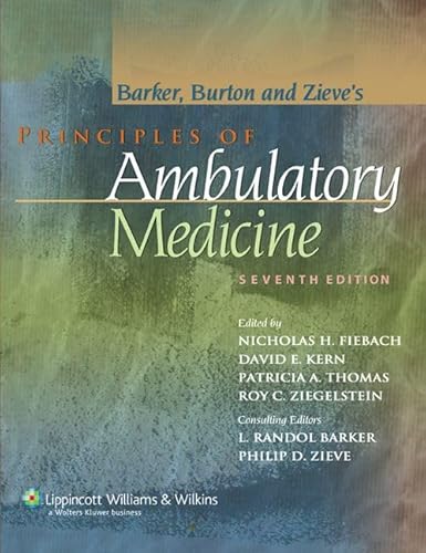 9780781762274: Principles of Ambulatory Medicine (Principles of Ambulatory Medicine (Barker))