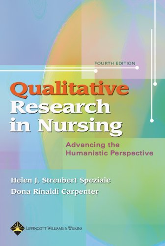 Beispielbild fr Qualitative Research in Nursing : Advancing the Humanistic Imperative zum Verkauf von Better World Books