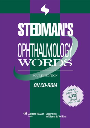 Stedman's Ophthalmology Words (9780781763561) by Lippincott Williams & Wilkins