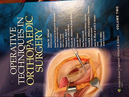 Stock image for Operative Techniques in Orthopaedic Surgery (4 Volume Set) for sale by GoldBooks