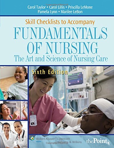 9780781764063: Skill Checklists for Fundamentals of Nursing: The Art and Science of Nursing Care