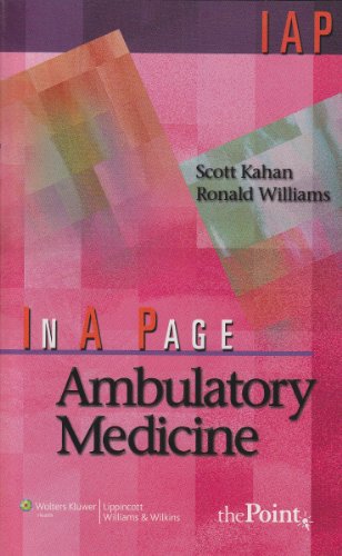 Beispielbild fr Ambulatory Medicine (In a Page) (In a Page Series) zum Verkauf von WorldofBooks