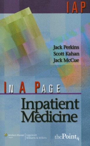 Stock image for In a Page Inpatient Medicine for sale by HPB-Red