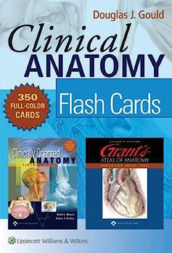 9780781765091: Clinical Anatomy Flash Cards