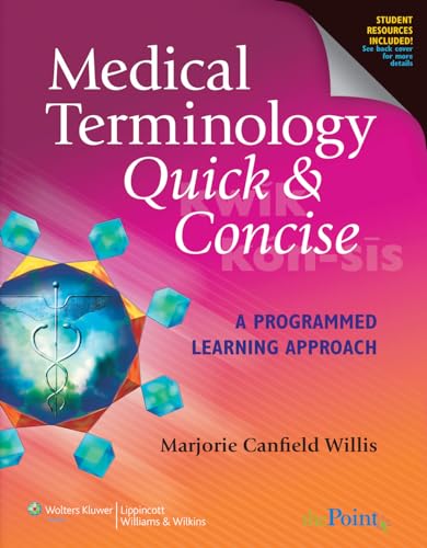 Imagen de archivo de Medical Terminology Quick & Concise: A Programmed Learning Approach a la venta por HPB-Emerald