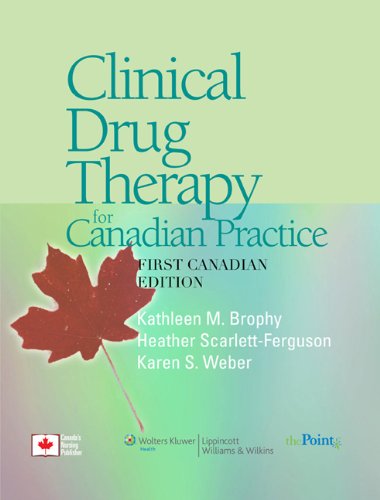 Imagen de archivo de Clinical Drug Therapy for Canadian Practice a la venta por Better World Books