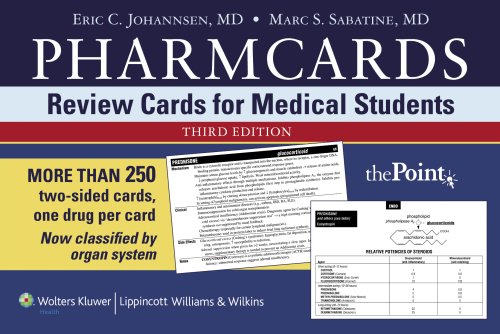 Stock image for Pharmcards: Review Cards for Medical Students for sale by Irish Booksellers