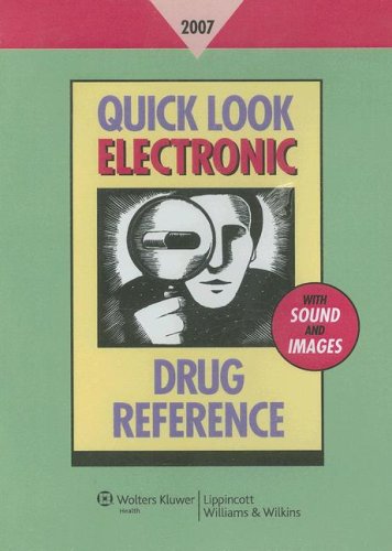 9780781766272: Quick Look Electronic Drug Reference 2007