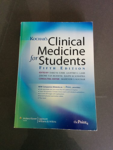 Stock image for Kochar's Clinical Medicine for Students for sale by Better World Books