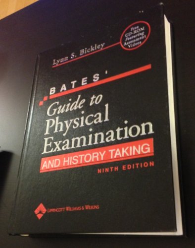 Imagen de archivo de Bates' Guide to Physical Examination and History Taking a la venta por Better World Books