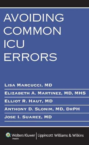 Beispielbild fr Avoiding Common ICU Errors zum Verkauf von HPB-Red