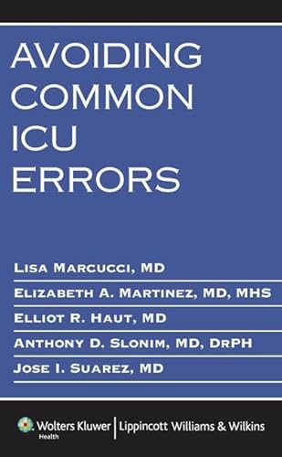 Stock image for Avoiding Common ICU Errors for sale by KuleliBooks