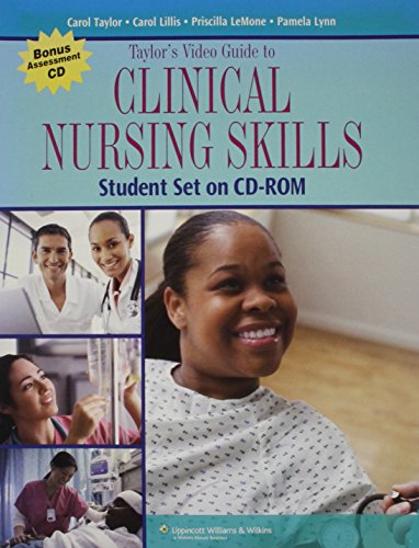 Imagen de archivo de Taylors Video Guide to Clinical Nursing Skills: Student Set on CD-ROM a la venta por Mr. Bookman